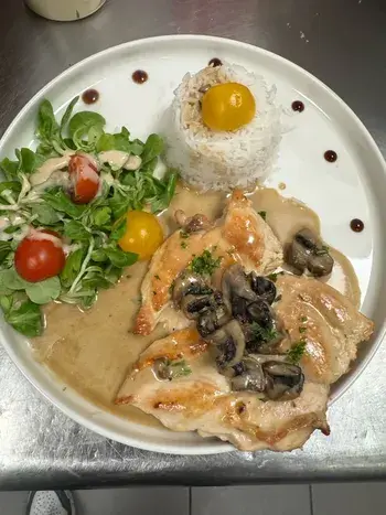 Escalope de veau préparée